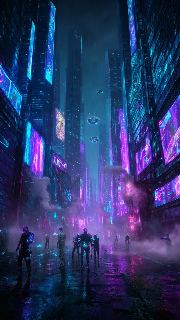 Cyberpunk style sample 2 of 6, an AI image made with Blipix