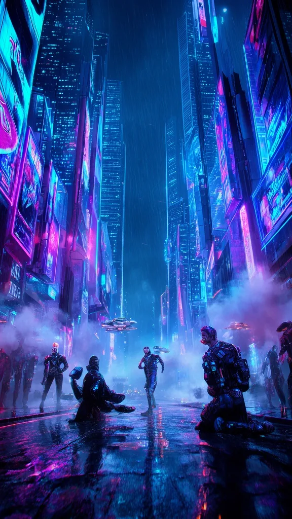 Cyberpunk style sample 4 of 6, an AI image made with Blipix