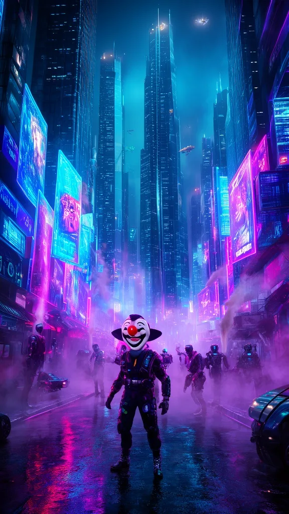 Cyberpunk style sample 5 of 6, an AI image made with Blipix