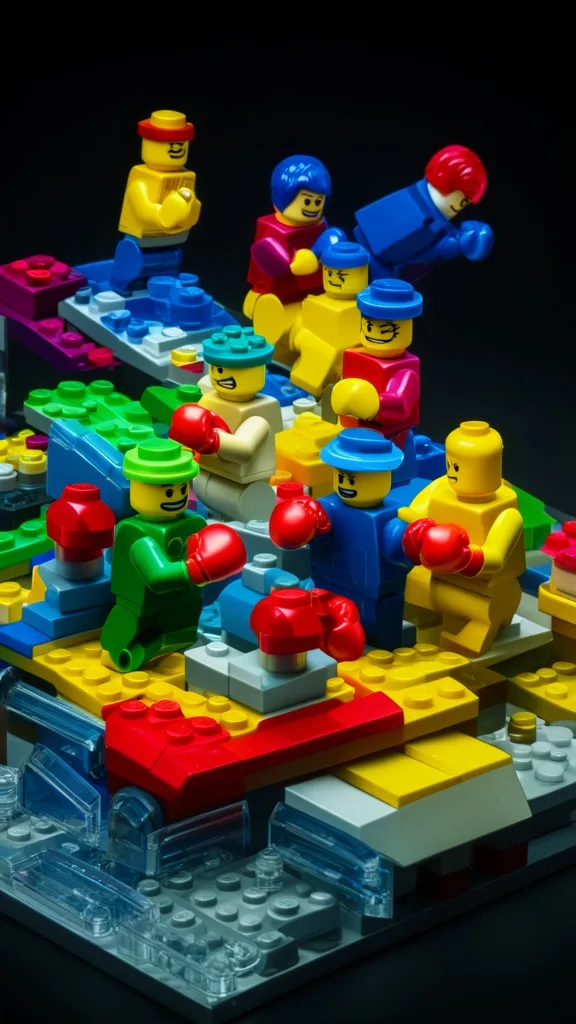 Lego style sample 4 of 6, an AI image made with Blipix