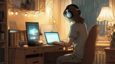 Lo-Fi Vibes style faceless video example
