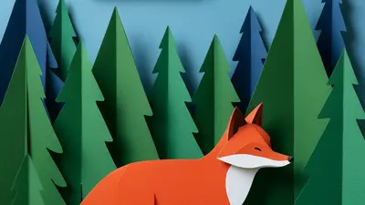 Papercraft style faceless video example