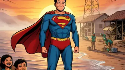Comic Book style faceless video example