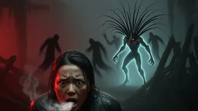 Horror style faceless video example